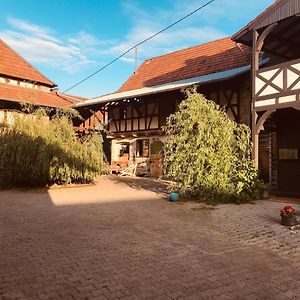 Gemutliche Landhaus Wohnung Auf Dem Ponyhof - Himmelbett, Kamin & Garten Ortenberg  Exterior photo