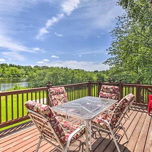 Lakefront Tomahawk Cabin With Boat Dock And Deck Exterior photo