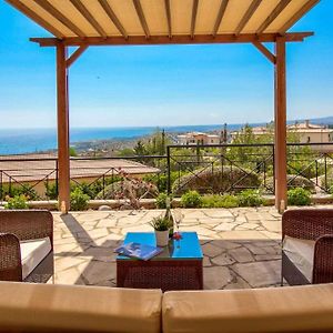 Apartment Cc02 - Incredible Sea Views, Aphrodite Hills Resort 库克里亚 Exterior photo