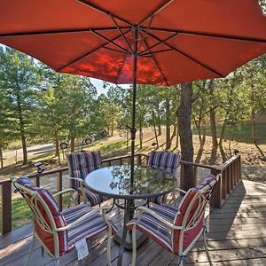 Pet-Friendly Ruidoso Cabin Deck, Fire Pit And Grill别墅 Exterior photo