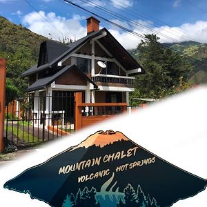 巴尼奥斯Mountain Chalet - Tungurahua Hot Springs/Aguas Termales别墅 Exterior photo