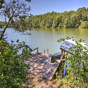 Lakefront Mountain Rest Cottage With Gas Fireplace! Walhalla Exterior photo