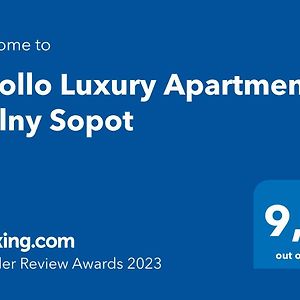 Apollo Luxury Apartment Dolny 索波特 Exterior photo