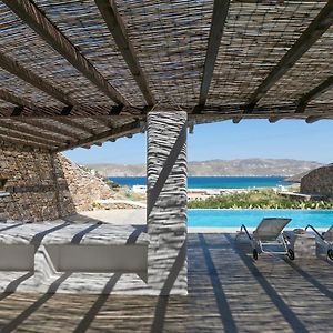 Elegant Mykonos Villa Air Private Pool 4 Bedrooms Sea View Panormos 帕诺尔莫斯米科诺斯 Exterior photo