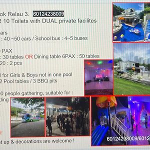 60Pax 9Br Villa Kids Swimming Pool, Ktv, Bbq N Pool Tables Near Spice Arena Penang 9800 Sqft 峇六拜 Exterior photo