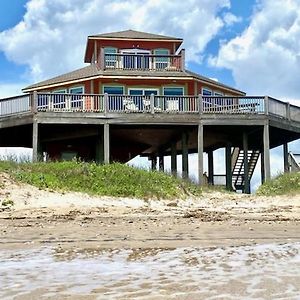 Stunning Beachfront 3 Bedroom Home, Coralmoonbeach Bolivar Peninsula Exterior photo