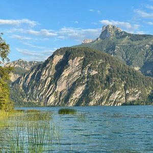 "Ferienhaus Am Mondsee" Mit Direktem Schafbergblick Im Salzkammergut Bei Salzburg Exterior photo