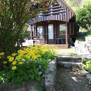 伊德里亚Wooden Cabin With A View别墅 Exterior photo