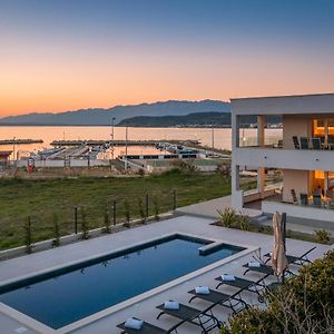 Villa Sunset Bay - Amazing View And Large Heated Pool Ljubač Exterior photo