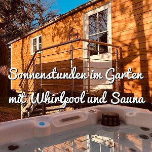 Zirkuswagen Mit Outdoor Whirlpool Und Garten Petershagen-Eggersdorf Exterior photo