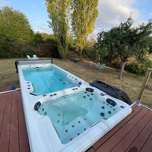 Country House "La Parenthese Verte "50Mn To Paris With Pool And Hot Tub La Boissiere-Ecole Exterior photo