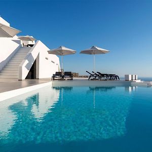 Luxurious Santorini Escape - Villa Imerovigli - Infinity Pool - Breathtaking Aegean Views Vourvoúlos Exterior photo