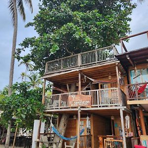 El Almendron Beach Hostel 圣玛尔塔 Exterior photo