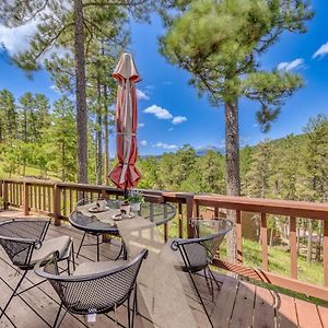 Ruidoso Cabin With Deck And Views 4 Mi To Winter Park别墅 Exterior photo