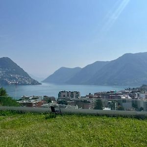 Zentrale Traumwohnung In Lugano Mit Seesicht Exterior photo