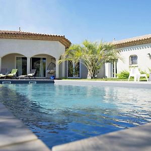Xxl Mediterranean Villa With Swimming Pool Puissalicon Exterior photo
