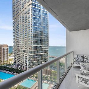 Penthouse Luxury Icon And W Hotel Panoramic Views Balcony In Brickell 迈阿密 Exterior photo