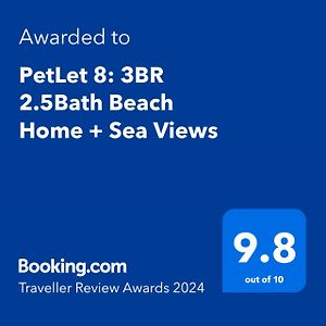 Petlet 8: 3Br 2.5Bath Beach Home + Sea Views 维克多港 Exterior photo