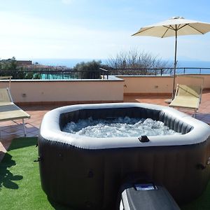 Mary'S Dream - Villa Overlooking Capri And Ischia In Sorrento Peninsula 马萨鲁布朗斯 Exterior photo