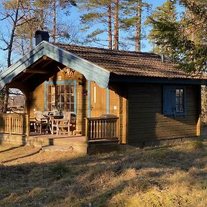 Timrad Stuga I Kanten Av Skogen Med Spa Mojlighet Mullsjö Exterior photo