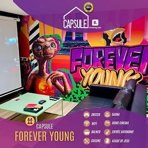 Capsule Forever Young - Jacuzzi - Sauna - Billard - Arcade De Jeux - Netflix & Home Cinema - Ping Pong Hastiere-par-dela Exterior photo