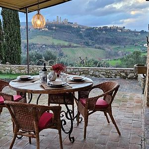 Casale Esclusivo Con Piscina E Vista Su San Gimignano别墅 Exterior photo