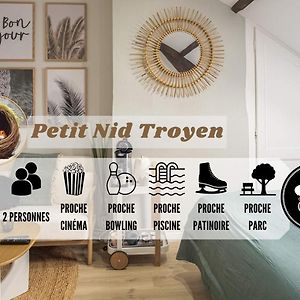 特鲁瓦Petit Nid Troyen - Proche Hypercentre - 2 Pers.公寓 Exterior photo