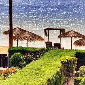 Luxury Beachfront Villa With Private Pool, Yoga & Sea Adventures 拉纳卡 Exterior photo