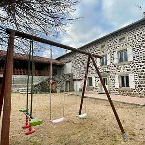 Saint-Vincent Ferme Du Xixe Siecle Avec Cour Fermee Et Terrasse, Proche Des Gorges De La Loire Et Du Puy-En-Velay - Fr-1-582-187别墅 Exterior photo