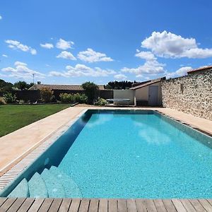 Lavande- Family Villa With Pool Near Pezenas Pouzolles Exterior photo