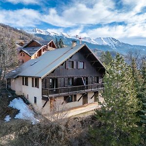 Grand Appartement Dans Chalet Serre Chevalier A 8 Minutes Des Pistes 圣沙夫雷 Exterior photo