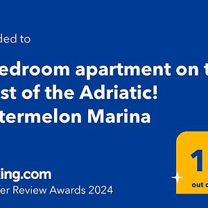 2 Bedroom Apartment On The Coast Of The Adriatic! Watermelon 玛里纳 Exterior photo