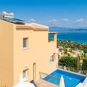 Corfu Sea View Villa - Aurora 巴尔巴蒂 Exterior photo