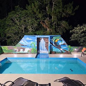 茹基蒂巴Chacara Sitio Com Piscina Aquecida Facil Acesso别墅 Exterior photo