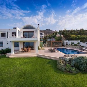 Lux Villa Aspalathos With Pool, 700M To Beach, 1Km To Restaurant 阿齐亚·佩拉加 Exterior photo
