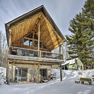 Adirondack Cabin On Private Lake Near Glenfield!别墅 Exterior photo