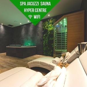 Le Spa & L'Alcove - Jacuzzi - Sauna - Appart'Hotel Spa - Melina & Alfred 阿让 Exterior photo