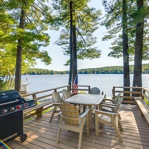 SunapeeLakefront Cabin With Panoramic Water View And Access别墅 Exterior photo