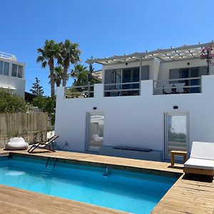 Minimal Blue Apartment With Sunset View In Paros Exterior photo