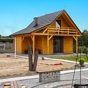 A Wooden Eco Friendly House By The Goszcza Lake Living Room 2 Bedrooms Lubrza  Exterior photo