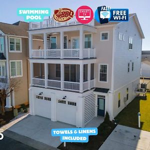 Coastal Comfort: 4Br 3Bh House Pool & Rooftop Deck Selbyville Exterior photo