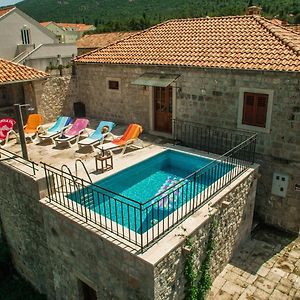Rustic Villa Petrosa With Pool Near Dubrovnik Gruda Exterior photo