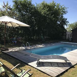 Maison De Charme Avec Piscine Vignoux-sous-les-Aix Exterior photo