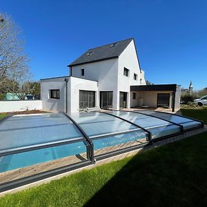 Villa Avec Piscine, A 5 Minutes De La Plage. Ideal Pour Vacances En Famille Et Amis 普卢伊内克 Exterior photo