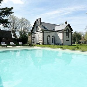 L'Orangerie Du Chateau - Heated Swimming Pool Blandainville Exterior photo