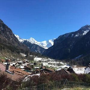 格施泰格维勒Charming Alpine Retreat With Jungfrau View公寓 Exterior photo