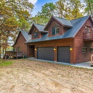 Winter Hideaway Lakeside Cabin Snowmobile Cross Lake Exterior photo