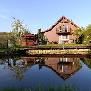 Domek Nad Stawem Z Balia I Sauna Sulęczyno Exterior photo