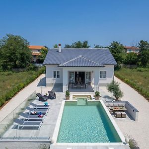 Modern Villa With Swimming Pool And Fenced Garden Žminj Exterior photo