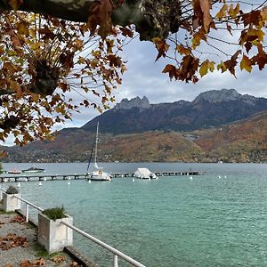 Rare 2 Bedroom With Private Beach On Lake Annecy 杜萨尔 Exterior photo